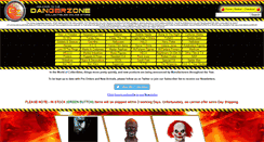 Desktop Screenshot of dangerzone-collectibles.com